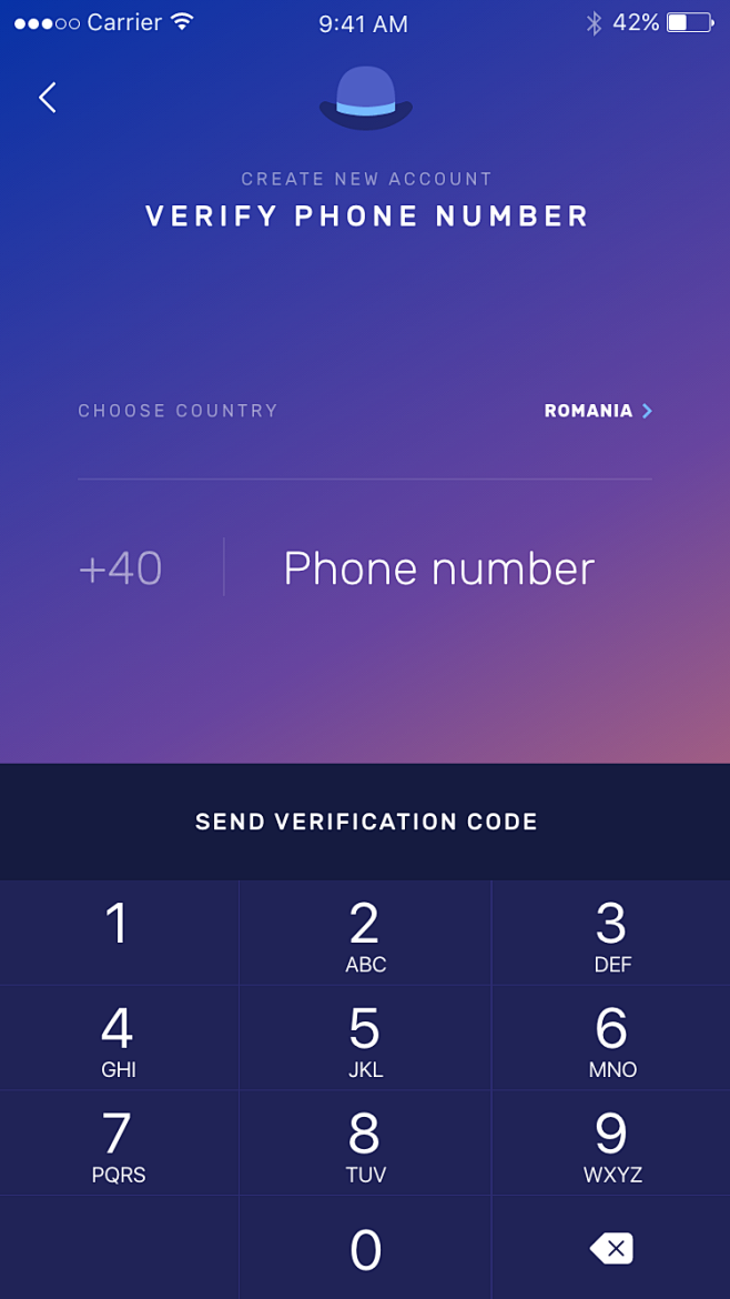 Verify phone number