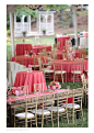  #婚礼# #婚礼布置#Kristin Vining Photography, wedding, wedding day, Kristin Vining, reception, coral and gold, tablescape, flowers