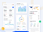 Square Analytics Mobile sales report search simple minimal card statistics diagram web app web design onboarding illustration dashboard design app ui kit dashboard ui kit ui kit mobile design