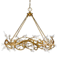 Flowering Branches Large Loop Chandelier