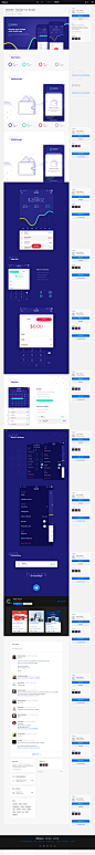 MyWallet - Manage Your Budget on Behance #UI# #客户端# #金融APP#