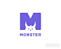 Monster怪兽logo设计欣赏