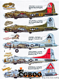 【素材参考】美军二战飞机原画资源CG帮美术资源网 -