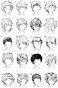 Hair ideas. I always like to make my own charecters and sometimes I can't think of a hair style to draw :3