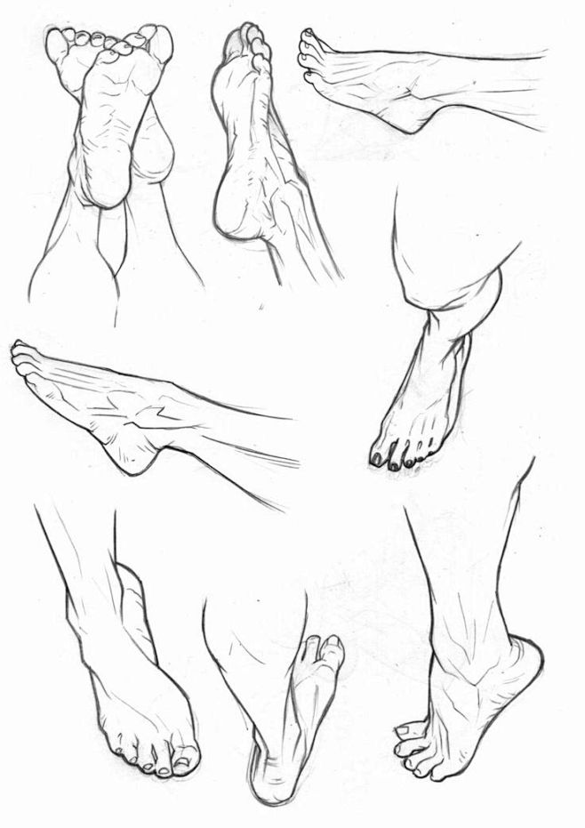 Sketchbook Feet by B...