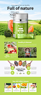 健康绿色植物水果饮料西餐餐点水果沙拉美食网页