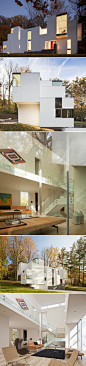 美国建筑师David Jameson设计的NaCl house，位于马里兰州的Bethesda郊外。