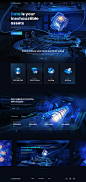 crypto landing page Swap UI/UX Web Design  blockchain cryptoart nft web3 btc