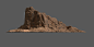 Desert Mountains 3, Alen Vejzovic : Another bunch of desert mountain renders. Getting closer to the final workflow. As before just one 4k texture set and 50k polys.