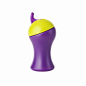 Boon Swig Tall Flip Top Sippy Cup, 9m+, 10 oz., Purple/Green - 1 ea