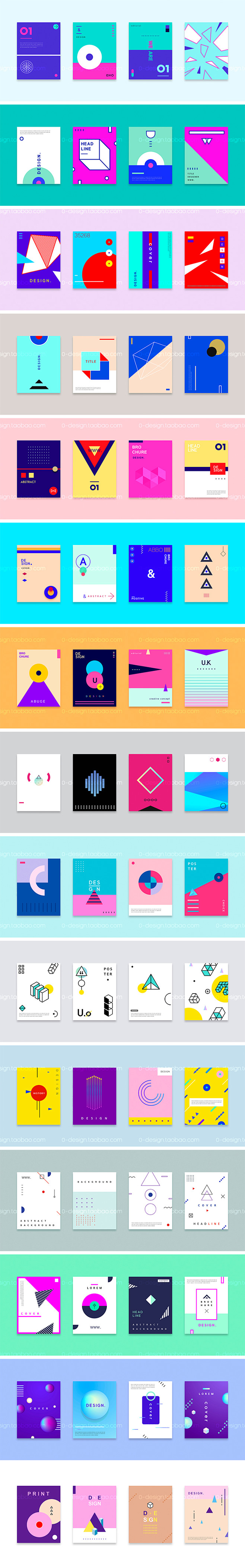 geometric covers 120...