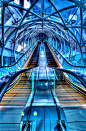 Fusion Escalator by Edward Tian, via 500px. This is friggin amazing.