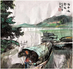 远烟凝翠采集到高晶山水画