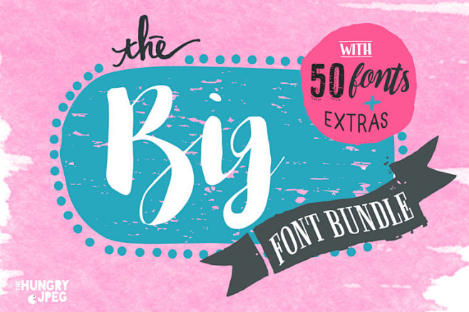 Big 50 Font Bundle