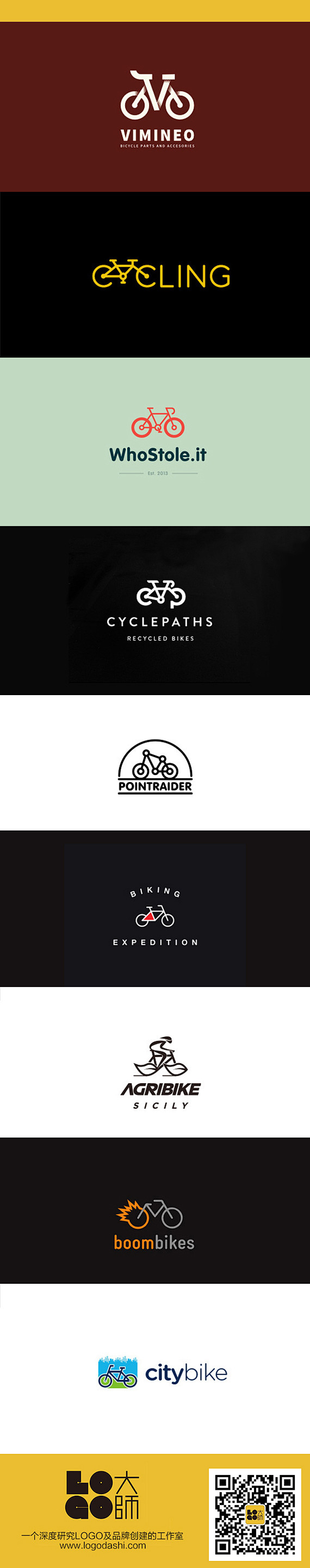 #自行车##车##logo设计##log...
