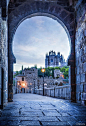 Medieval Portal, Toledo, Spain。西班牙托莱多