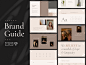 Elegant Brand Guidelines Branding Style Guide Manual优雅的品牌指南品牌风格指南手册
