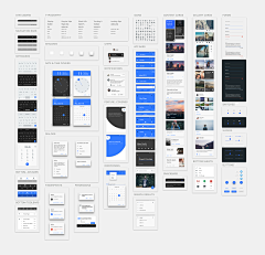 vivi简微采集到APP——整套UI kits