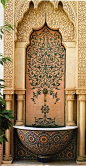 Ornate fountain in Morocco | See More Pictures | #SeeMorePictures