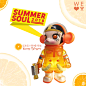 Orange Blossom Molly By Kenny Wong  : Crying and typing at the same time as Kennyswork aka Kenny Wong revealed his "Orange Blossom Molly" which debuts at Summer Soul 2018 this weekend. Collectors who can make it to Summer Soul won't be crying as