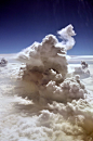 Thunderstorm from the plane