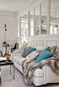 White cozy living room | Daily Dream Decor #卧室#