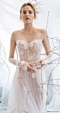 mira zwillinger bridal 2017 strapless sweetheart aline wedding dress (flora) zv: 