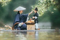 谈谈插画师采集到人像摄影杭州十样锦广告设计