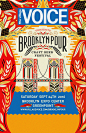 The Village Voice | Brooklyn Pour 2016 : Poster design for the Village Voice Brooklyn Pour 2016