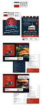 Post Office Hotel Branding & Print Material on Behance