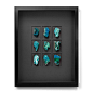 Love this small collection of seashells. The black framing really brings out the pop of color.  #kellys #salem #oregon
