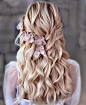 Photo shared by World Wide Weddings on August 02, 2023 tagging @kasia_fortuna. May be an image of 1 person, blonde hair, braids, long hair and makeup.