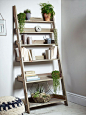 15 Outstanding Bookshelf Designs Made Of Repurposed Ladders