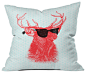 Nick Nelson Young Buck Throw Pillow contemporary-decorative-pillows