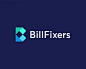 Billfixers财务公司 B字母 财务公司 金融 蓝色 几何体 科技 商标设计  图标 图形 标志 logo 国外 外国 国内 品牌 设计 创意 欣赏
