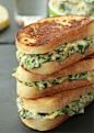 Spinach and Artichoke Grilled Cheese Sandwich