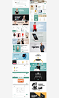 服饰电商主题网站 UI 设计套件 Woleraune UI Kit – 设计小咖