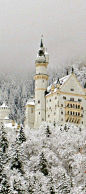 Snowy, Neuschwanstein Castle, Germany