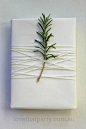 ✂ That's a Wrap ✂ diy ideas for gift packaging and wrapped presents - simple xmas greenery | lovethatparty.com.au