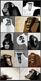 Apes and Monkeys : Studies of these funny and lovely creatures! hope you like them...