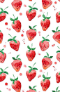 平铺壁纸 小草莓