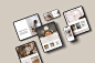 网页UI电商设计作品ipad平板电脑和iphone14样机展示 – 图渲拉-高品质设计素材分享平台