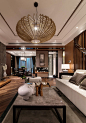 气质典雅中式风格创意客厅装修设计