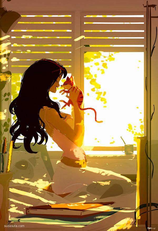 Pascal Campion 时尚插画欣...