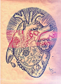 heart tattoo design. #tattoo #tattoos #ink  maybe when i'm a nurse.........i'll get a shirt with this on it ;)
