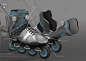 来自Allan George工业设计师：溜冰鞋中的战斗机封面大图