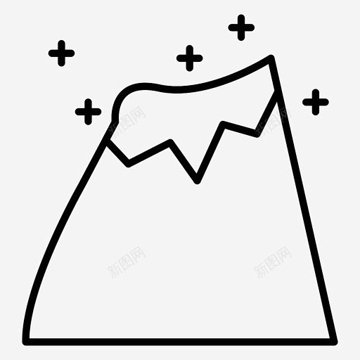 高山雪山冬季 设计图片 免费下载 页面网...