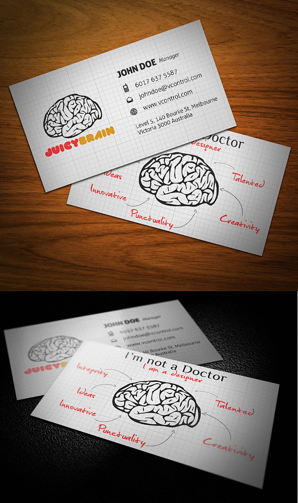 Juicy Brain Biz Card