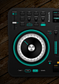 DJ Midi Controller : DJ midi controller UI Photoshop 99% vector shapes
