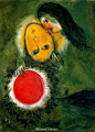 夏加尔 ( Marc Chagall ) 一个爱和乡愁的歌者，犹如古代的行吟诗人。“很多人说我的画是幻想的，这是不对的。其实，我的绘画是写实的，只是我以空间第四维导入我的心理空间而已。而且那也不是空想......我的内心世界，一切都是真实的，恐怕比我们目睹的世界还真实。”